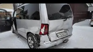 Mercedes Vito жига въехала в зад, тачка в Тотал. Видео с камер. Горят 3 мозги ЭБУ , что делать....