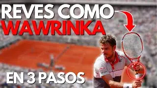 Como Hacer El Reves De Tenis a Una Mano PERFECTO en 3 Pasos