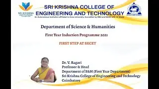 I Year Induction Programme - First Step at SKCET