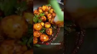 ഇങ്ങനെയാണ് കാടമുട്ട മസാല തയ്യാറാക്കേണ്ടത്/Quail Egg Masala Fry🤤🤤#chef#cook#cooking#shorts