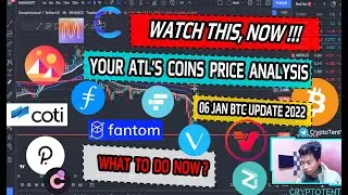 EVERY ALT'S COINS PRICE ANALYSIS - 06 JAN BTC UPDATE - WHAT SHOULD YOU DO ? MANA, COS, SAND,  HNT...
