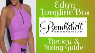 NEW Bombshell Sportswear Edgy Longline Bra | Best Medium Impact Sports Bra Activewear Haul & Review