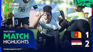 Cameroon 1-2 Egypt Match Highlights l TotalEnergies AFCON U-17 l Matchday 3