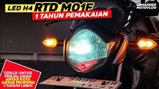 Review RTD M01F Pemakaian 1 Tahun di Yamaha Vixion Old