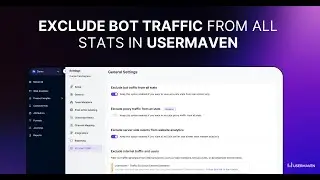 How to exclude bot traffic for cleaner analytics in Usermaven 🚀