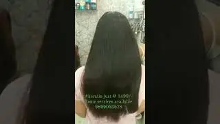 #Keratin#Scissor#Unisex#Salon..for booking call on 9899053578..home services available.. thanks