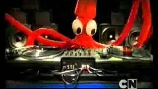 Cartoon Network promo - DJ octopus, 2011.