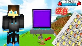 Building the Ultimate Gold Farm in Minecraft Survival! 🔥 | EP 8