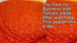 This pepper mix will make you regret ever using tomato paste, give it a try. #peppermix #gazkitchen