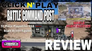 cXc Click N&rsquo; Play BATTLE COMMAND POST 1:18 Scale Playset by World Peacekeepers Unboxing & Review