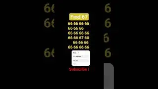 Find 67