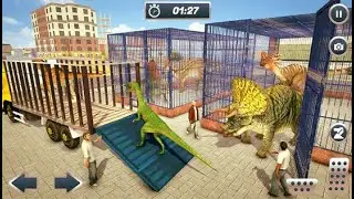 Jurassic Dinosaur Zoo Transport Offroad Truck Driving Simulator 2020 | Android Gameplay FHD