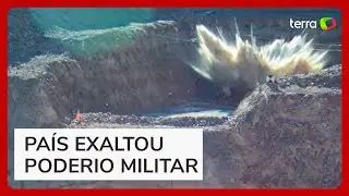 EUA divulgam v&iacute;deo de teste de &lsquo;bomba destruidora de bunkers&rsquo; usada contra o Ir&atilde;