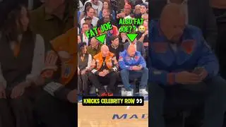 Knicks celebrity row didn&rsquo;t disappoint 😭🔥