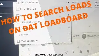 HOW TO GET loads for your BOX TRUCK with NEW AUTHORITY