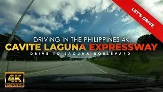 Driving in CALAX Cavite Laguna Expressway northbound | Mamplasan to Laguna Blvd in 4K