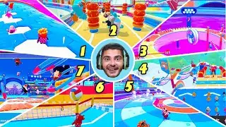 FALL GUYS- GAMEPLAY OF ALL NEW 7 MAPS | Fall Guys free for All Season 1