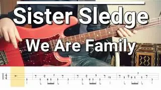 Sister Sledge - We Are Family (Bass Cover) TABS