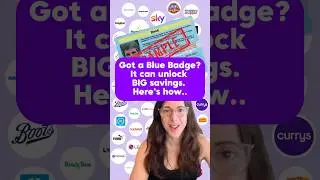 Your Blue Badge Does More Than Parking 🚗 #BlueBadge #DisabledLife #Disability #SaveMoneyTips #Save