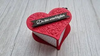 Tutorial Florale Herzbox mit Stampin´Up Produkten / Goodie mit Herz
