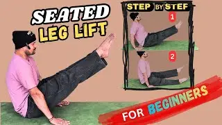 Learn Seated Leg Lift on Floor | Full Beginner Calisthenics Exercise #motivation #homeworkout #viral