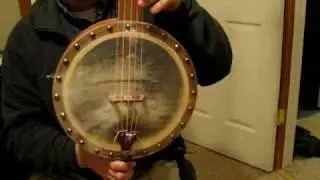 Tackhead Banjo - Mahogany and Bloodwood from Deep Creek Strings