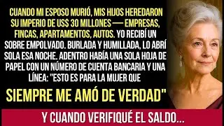 Mis Hijos Se Llevaron US$ 30 Millones, Yo Recibí Un Sobre Empolvado  Lo Que Encontré Adentro Cam