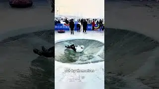 Would you accept Ice Pit Challenge #shorts #trendingshorts