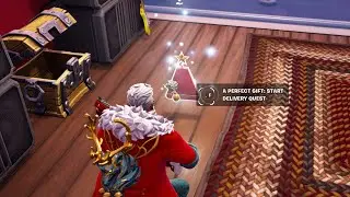 How to EASILY Collect a Perfect Gift from a chest Fortnite