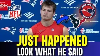 BREAKING NEWS! DRAKE MAYE SPOKE ABOUT THE TEXANS' DEFENSE! | PATRIOTS NEWS