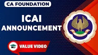 ICAI Announcement | CA Foundation Dec 22 Exams | Admit Card Guidelines | Unfair Means | ICAI Update