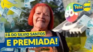 F&Atilde; DO SILVIO SANTOS E PREMIADA NA TELE SENA! | HIST&Oacute;RIAS DE GANHADORES
