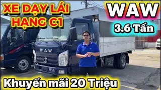 Xe tải Chiến Thắng WAW 3.6 Tấn - Đào tạo lái xe hạng C1 | Khuyến mãi lên đến 20 Triệu khi đặt xe T11