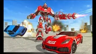 New Police Lion Robot Hero | Amazing City Rescue Lion Robot Android GamePlay | By Game Crazy