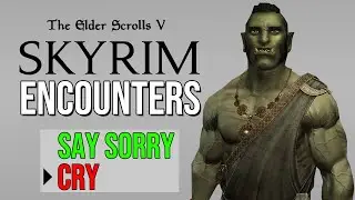 What are you going to do, CRY? &ndash; Skyrim NPC Random Encounters