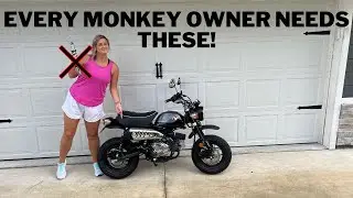 Upgraded Rear Shocks For The Honda Monkey!