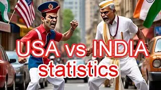 USA vs India | Economic Power, Military Strength, Technology & More!