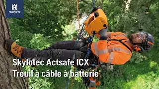 Treuil &agrave; c&acirc;ble Skylotec Actsafe ICX aliment&eacute; par Husqvarna&reg;