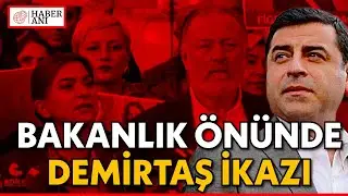 DEM, Adalet Bakanlığı &ouml;n&uuml;nde Selahattin Demirtaş, Figen Y&uuml;ksekdağ ve tutuklular i&ccedil;in &ccedil;ağrı yaptı!
