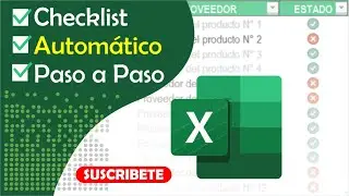 Checklist INTERACTIVO en Excel - SUPER FÁCIL y SENCILLO