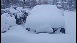 Massive snowstorm  hit Ontario again | Blizzard snowstorm | heavy snow | cooking adventure n fun