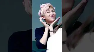 namjoon ( RM ) cute flower crown picture