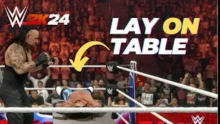 How to Lay Opponent on a Table in WWE 2k24 (Xbox, Playstation, PC)