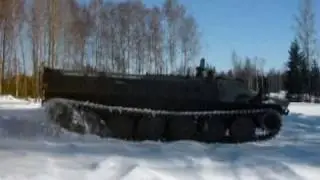PBV401 playing around in the snow