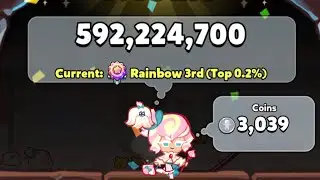 0% Rainbow Rank Pastel Meringue Cookie Trial Hard Mode [COOKIE RUN OVENBREAK]