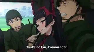 Rory Mercury Getting Comfortable in the Car Gate: Jieitai Kanochi nite, Kaku Tatakaeri (Episode 3)