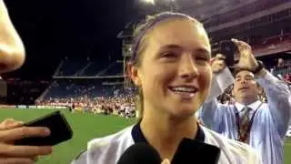 Kristie Mewis postgame - June 15, 2013 - USA 4, South Korea 1