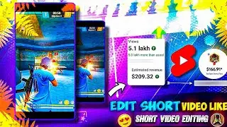 S M O O T H 🙀 editing in kinemaster app  ||   Free Fire short video editing in hindi tutorial