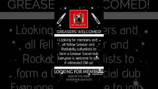 Looking for members now! #greaser #Clubs #rockabilly #fyp #fy
