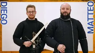 Sword and dagger - Diego VS Matteo - Historical Fencing sparring